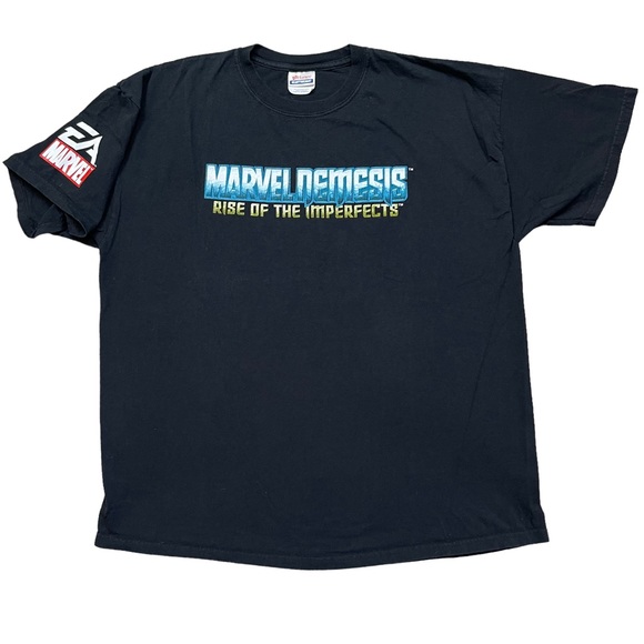 Marvel Other - Vintage 2005 Marvel Nemesis Rise Imperfects Video Game Comic Promo T-Shirt XL